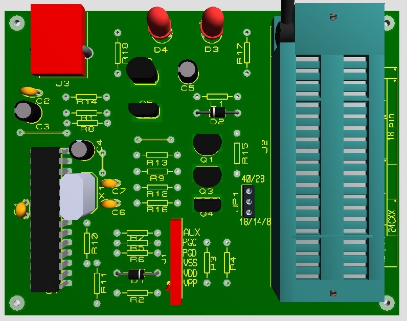 Pickit3 программатор схема