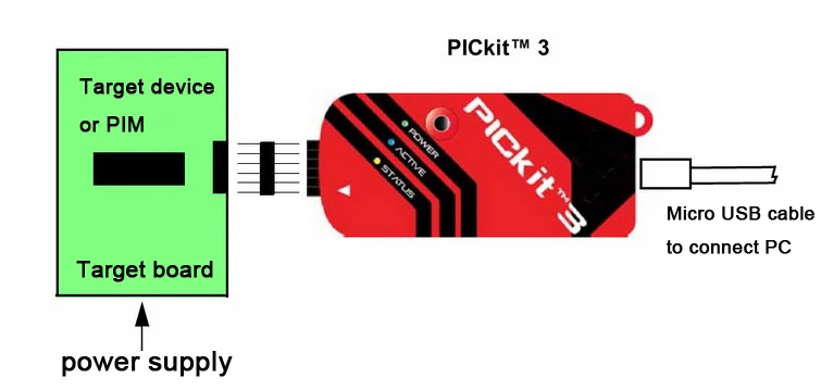 Pickit3 схема принципиальная