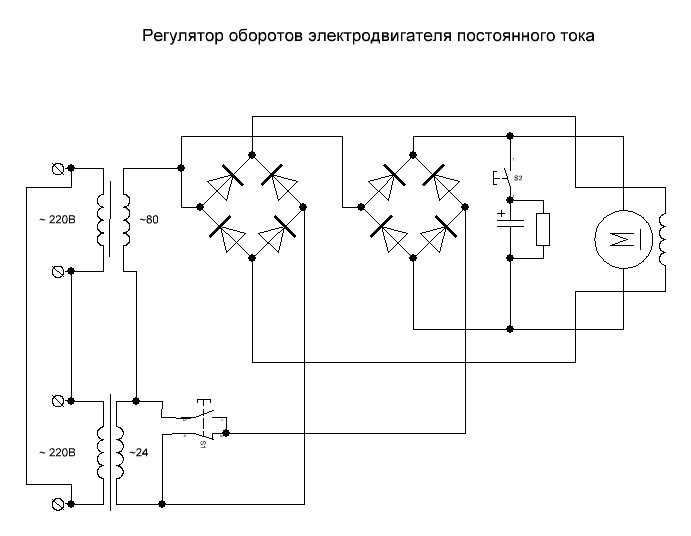 Схемы управления двигателями постоянного тока 12 вольт