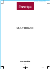 Prestigio MultiBoard Monitor Manual (29 pages)