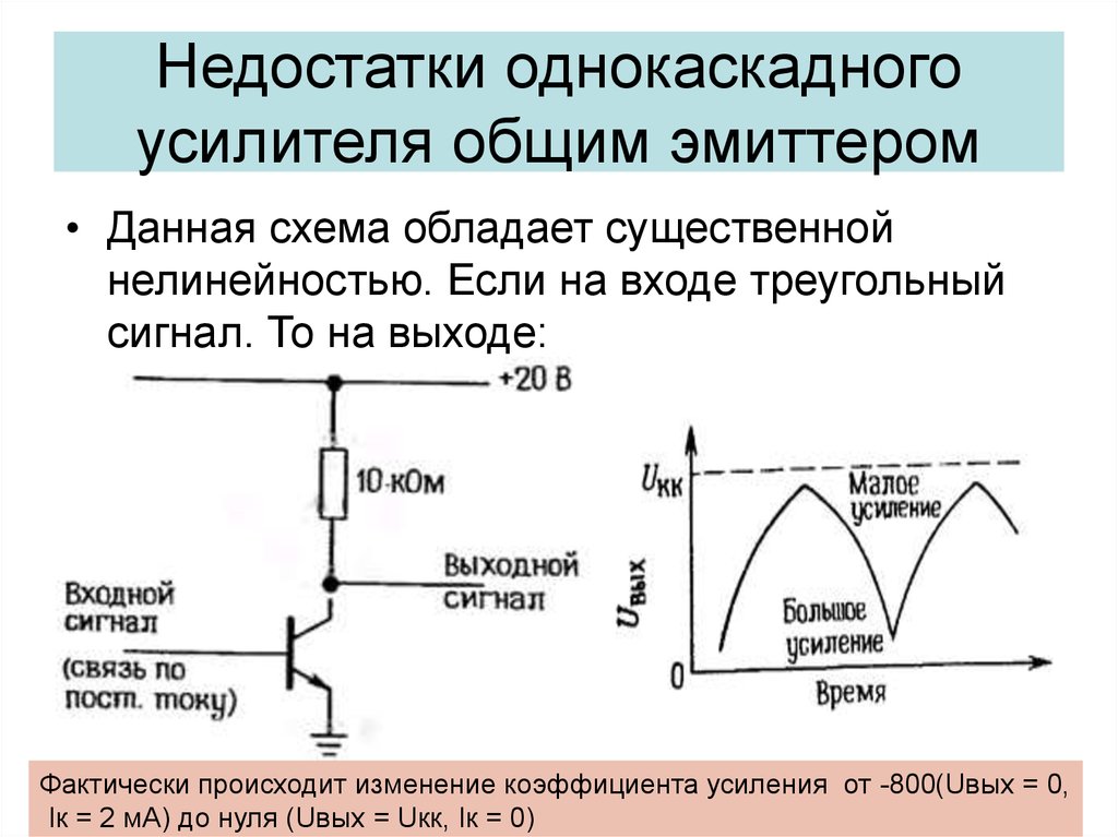 Работа усилителя. Однокаскадные усилители на биполярных транзисторах. Однокаскадный транзисторный с общим эмиттером. Однокаскадный усилитель с общим эмиттером схема. Однокаскадный низкочастотный усилитель с общим эмиттером.