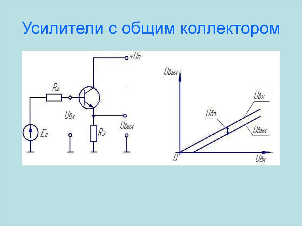 Схема с общим эмиттером с общим коллектором