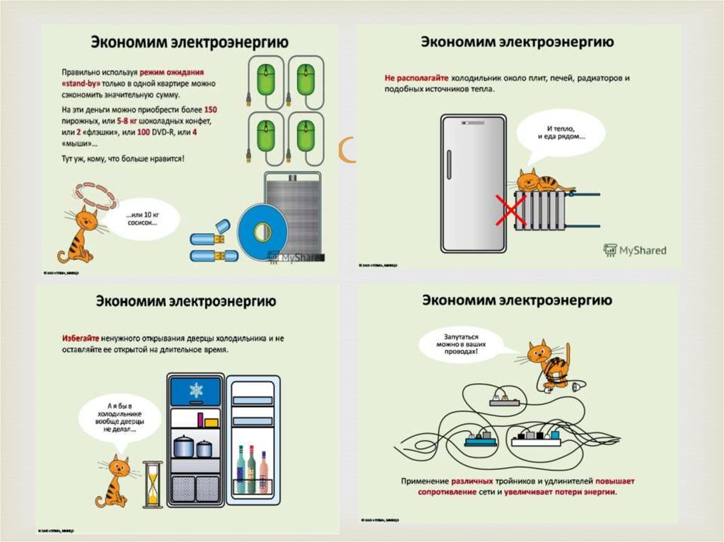 Варианты использования энергии