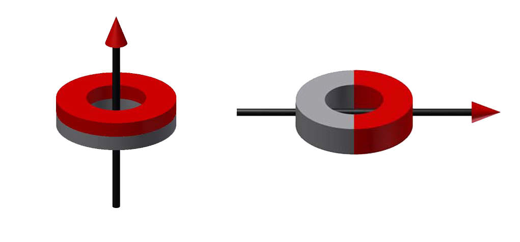 Как выглядит магнитный. Кольцевой магнит с радиальным намагничиванием. Типы намагниченности магнитов. Радиальная намагниченность кольцевого магнита. Кольцевые магниты с диаметральной намагниченностью.