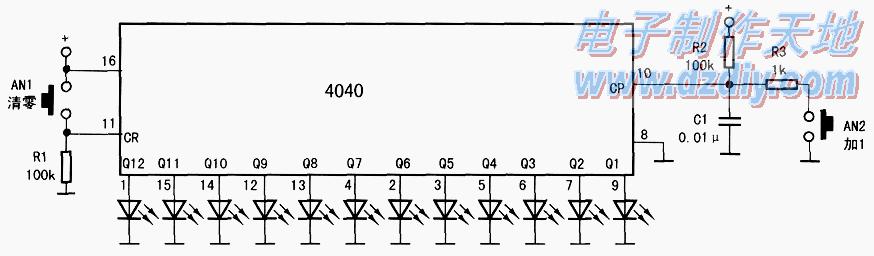 Cd4028 схема включения