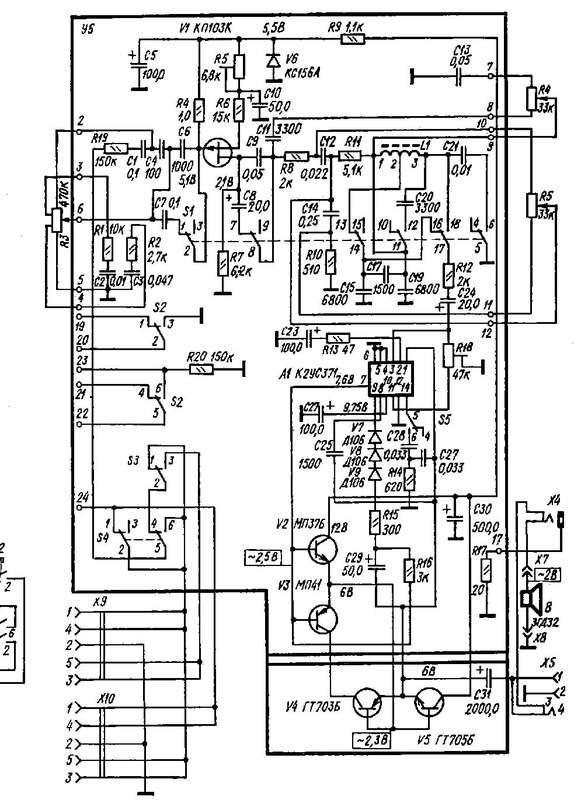 Схема радиоприемника ленинград 002