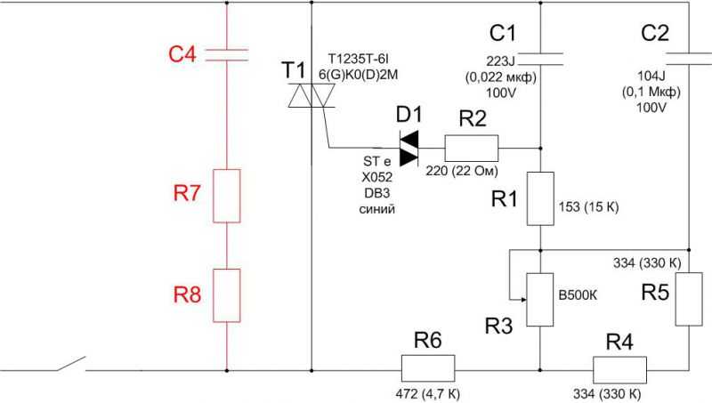Bta16 схема включения. Схема диммера на 100 ватт. Схема включения симистора вта12. Регулятор мощности на симисторе вта16-600. Симистор вта16-600 схема подключения.