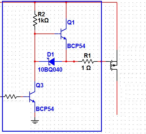 Драйвер верхнего плеча mosfet на транзисторах схема