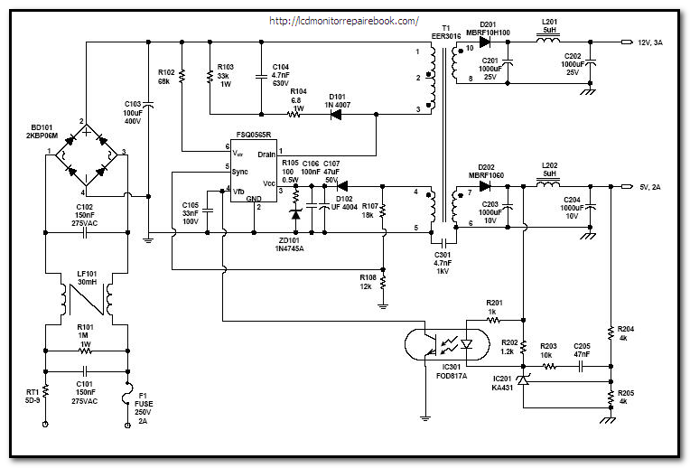 Switching adapter схема