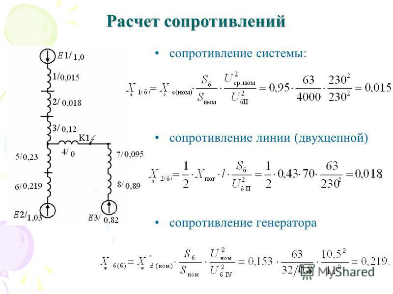 Расчет короткого замыкания. Сопротивление генератора формула. Сопротивление линии для расчета токов кз. Порядок расчета тока короткого замыкания:. Ток короткого замыкания генератора формула.