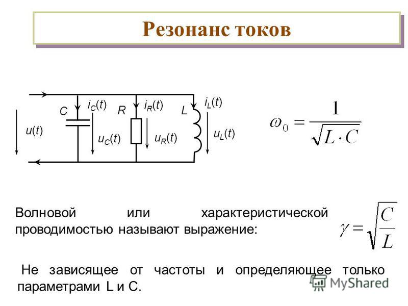 Заданную частоту. Резонанс переменного тока - схема. Резонанс токов через сопротивление АЧХ. Резонанс токов схема. Резонанс токов в цепи.