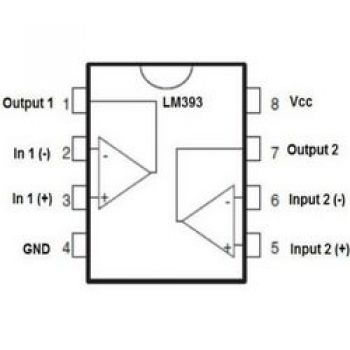 Компаратор lm393 схема включения