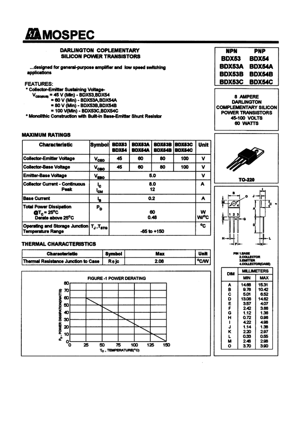 Bdw93c аналог. Даташит bdx53. Bdx53c транзистор характеристики. Транзистор bdx53c аналог Советский. Bdx54b транзистор характеристики.