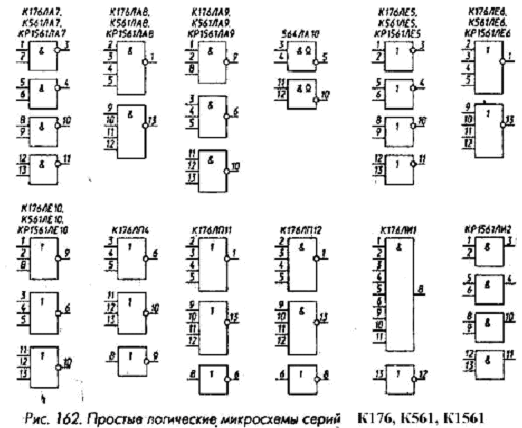 Принципиальная схема логического элемента не