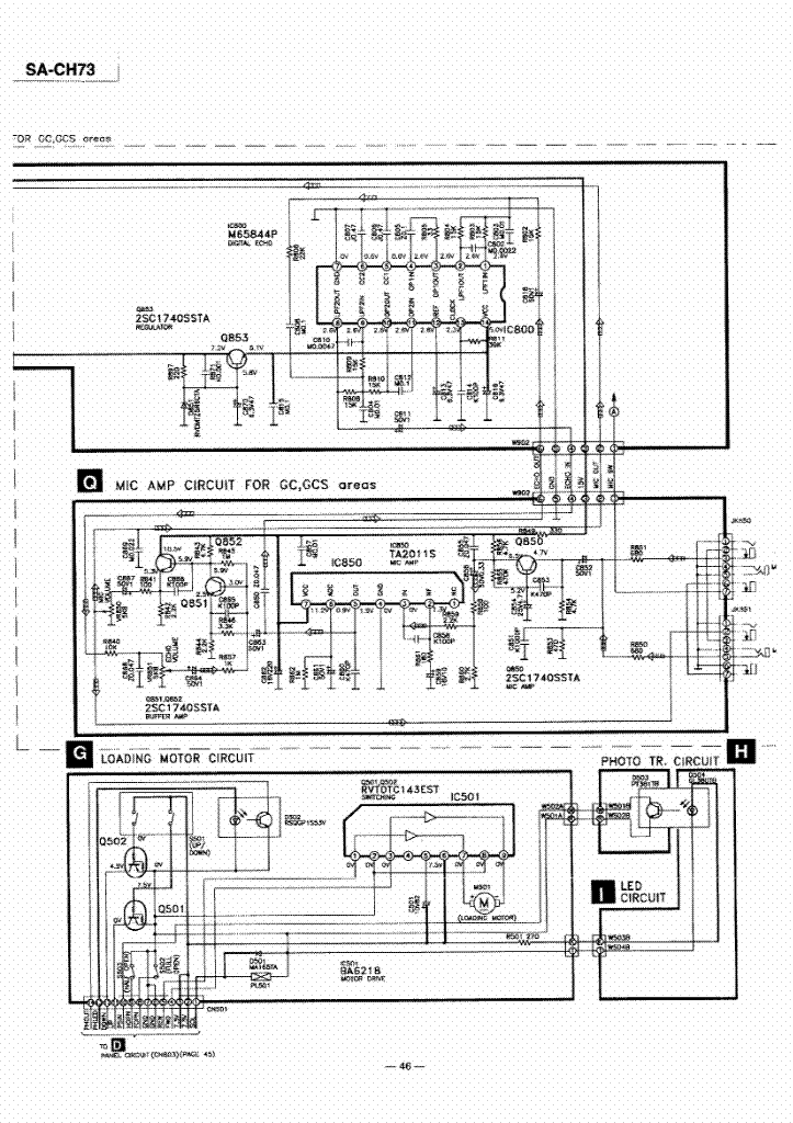 Схема panasonic sa ch73