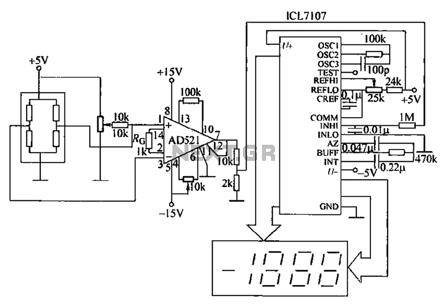 Icl7135 мультиметр схема