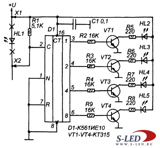 Схема vfd индикатора