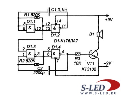 К176ла7 схема включения для начинающих
