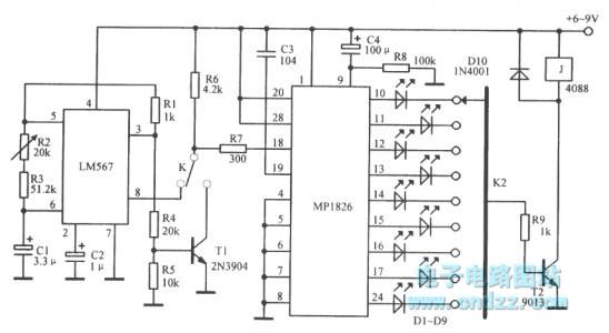 Lm567 схема включения