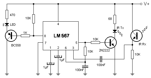 Lm567 схема включения