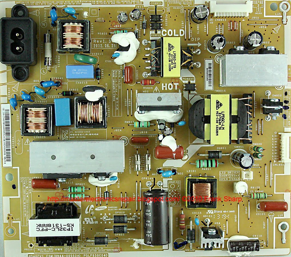 Блок питания tv1901 zc02 01b не включается