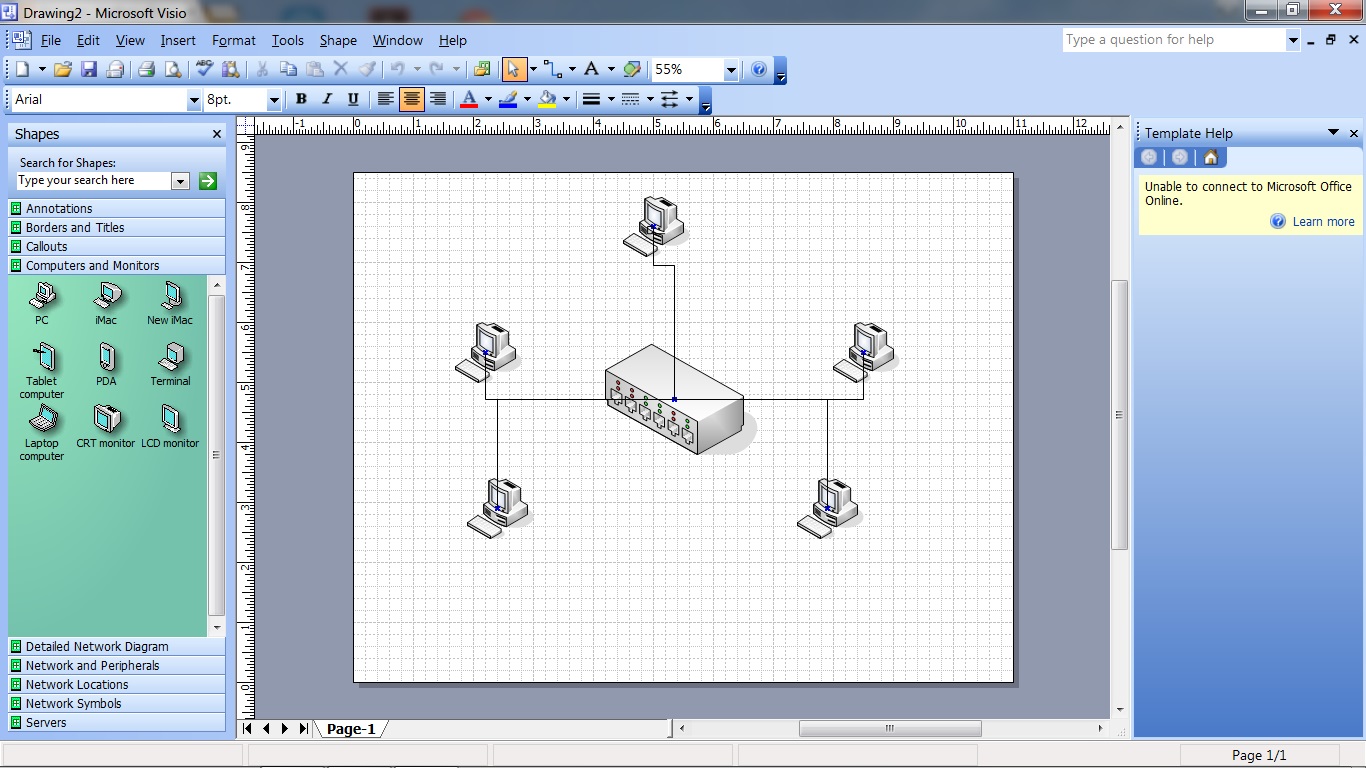 Visio графический