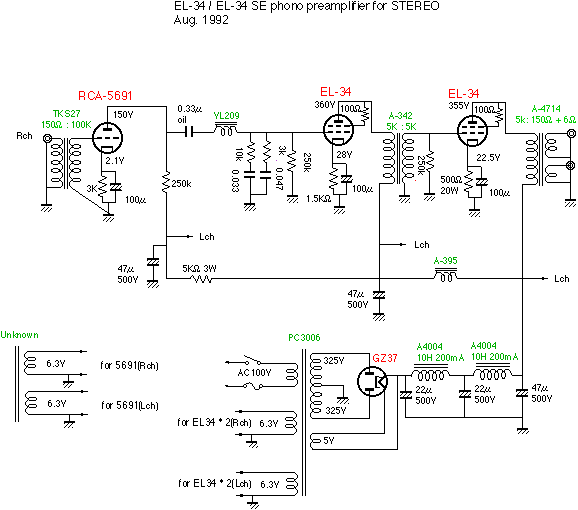 Схема фонокорректора naim