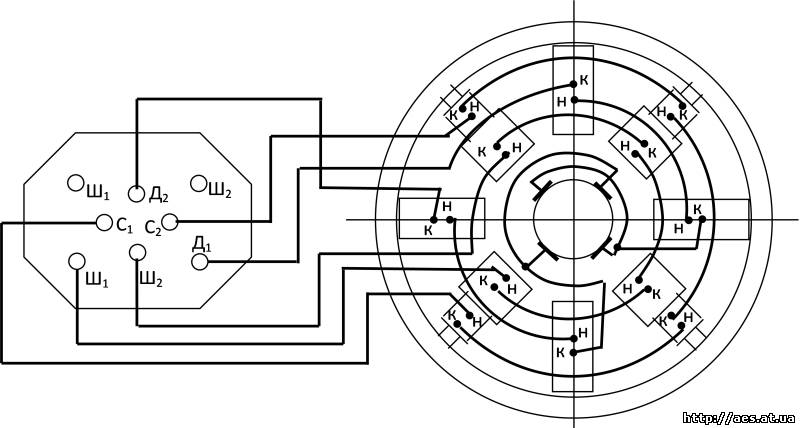 Схема подключения двигатель постоянного тока схема