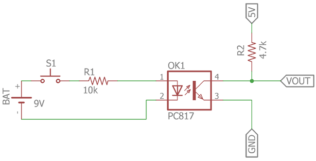 Optocoupler for Switching DC Circuit