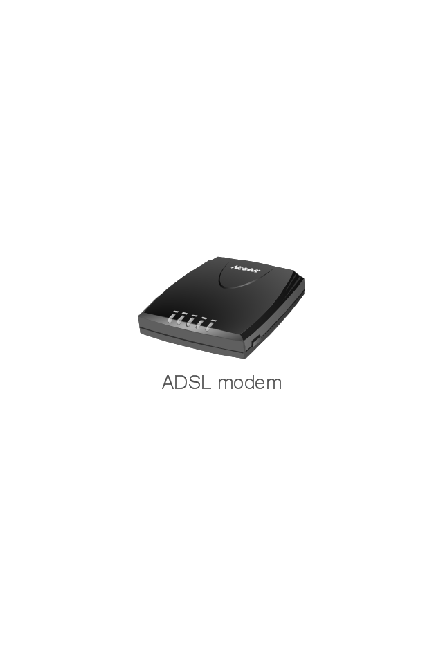 ADSL modem, ADSL modem,