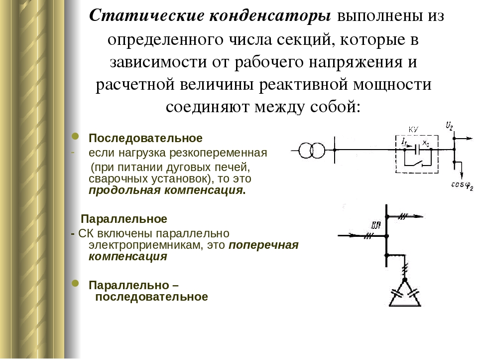 Включи конденсатор. Схема поперечная компенсация реактивной мощности. Устройство продольной компенсации реактивной мощности. Продольная емкостная компенсация реактивной мощности. Продольная и поперечная компенсация реактивной мощности.