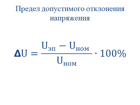 Предел отклонений. Отклонение напряжения. Расчет отклонения напряжения. Предел допустимого отклонения напряжения. Как рассчитывается отклонение напряжения у электроприемника ΔU?.