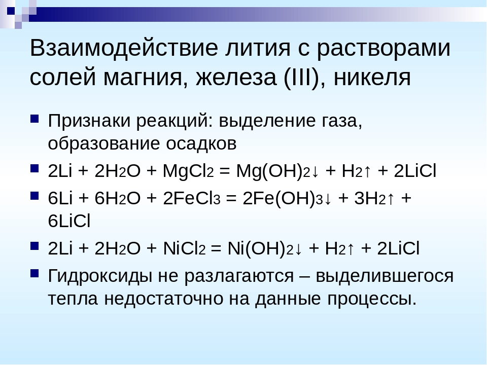 Гидроксид меди 2 и цинк реакция. Взаимодействие лития с растворами солей. Литий взаимодействие с солями. Реакция взаимодействия гидроксида железа с магнием. Взаимодействие щелочей с растворами солей.