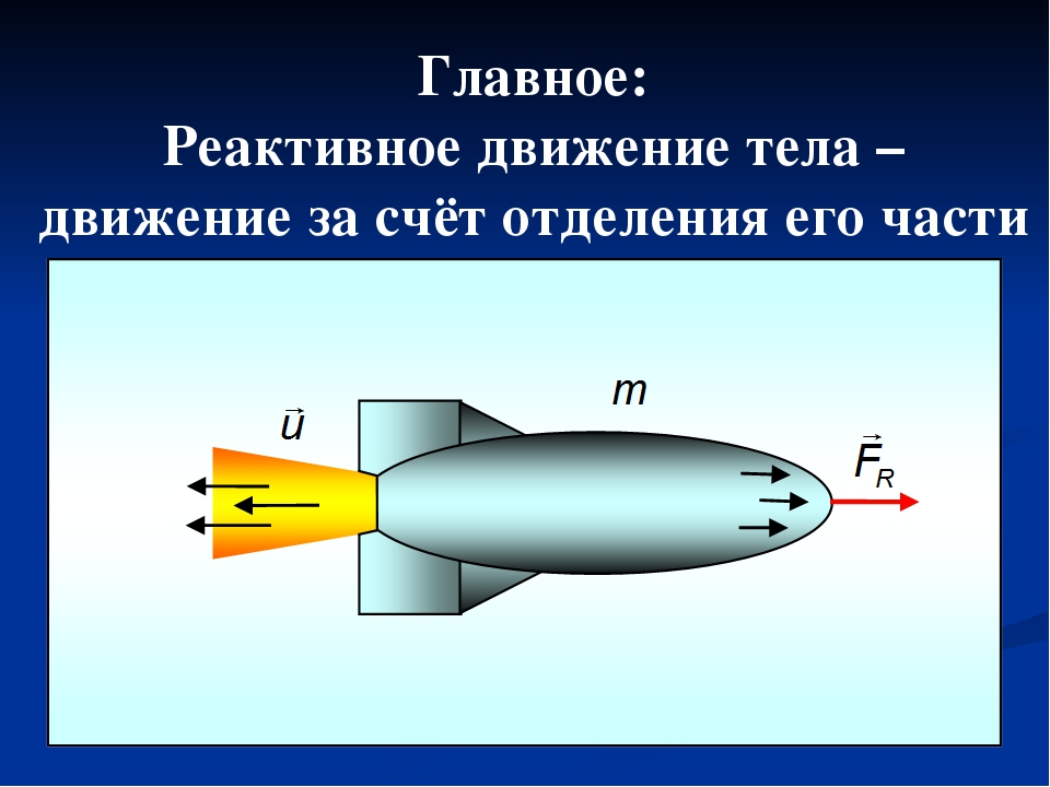 Реактивное движение 9 класс