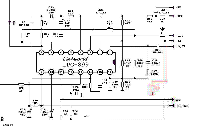 Схема enhance atx 0140g 400w