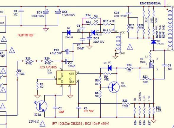 Ob2273 datasheet схема включения