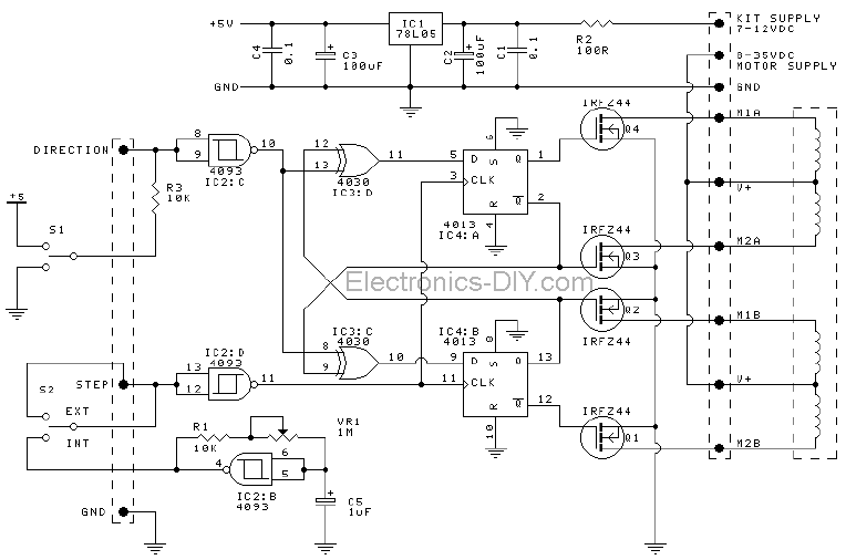 Stepper Motor Driver Circuit