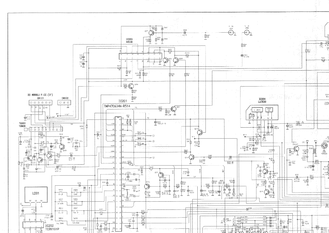 Funai tv 1400a mk8 схема