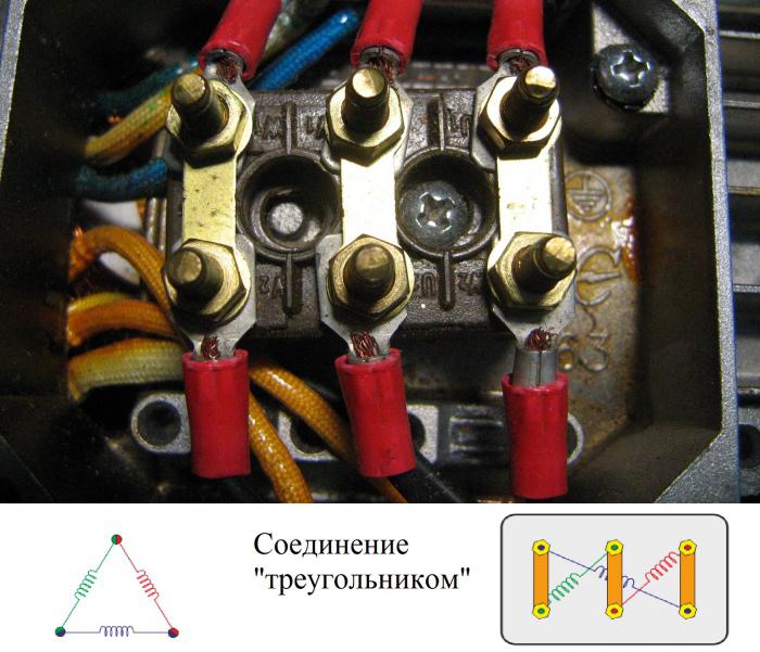 как подключить трехфазный двигатель