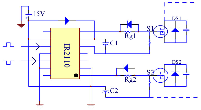 Ir2111 схема включения: Драйвер IR2111 для питания мощных КМОП (IGBT ...