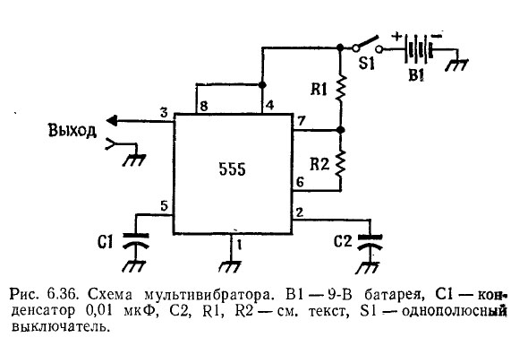 Генератор ne555 с регулировкой