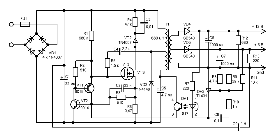 Схема импульсной. Схемы импульсных блоков питания на полевом транзисторе. Импульсный блок питания на транзисторах схема. Импульсный блок питания на двух транзисторах схема. Импульсный блок питания на 1 транзисторе схема.