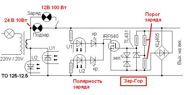 Ограничение тока заряда аккумулятора