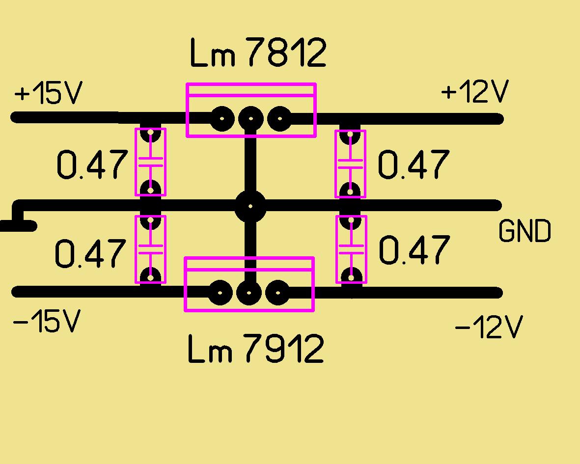 L7815 схема включения