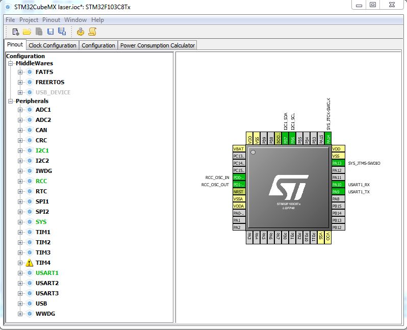 Подключение wifi к stm32