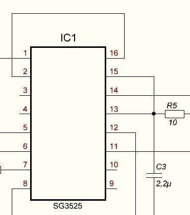 Sg3525 lm358 схема