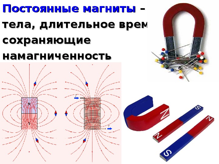 Презентация постоянные магниты магнитное поле земли 8 класс физика