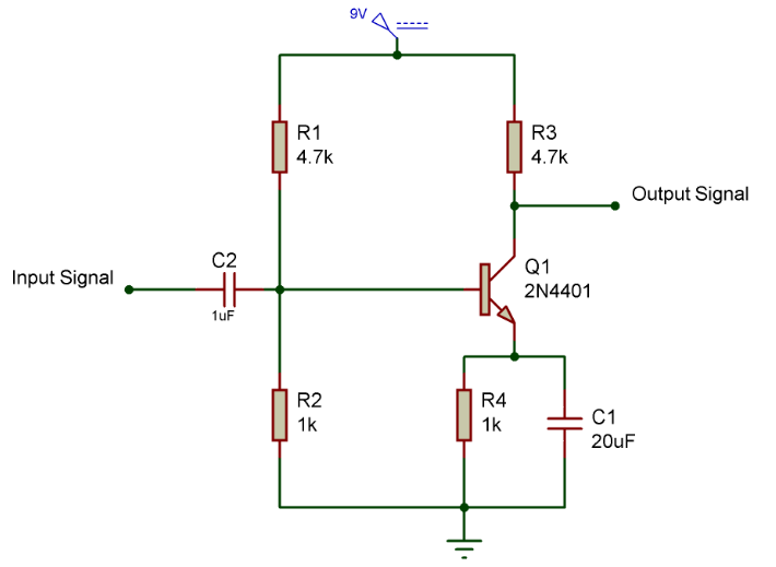 amplifier-circuit-using-transistor-design-calculations