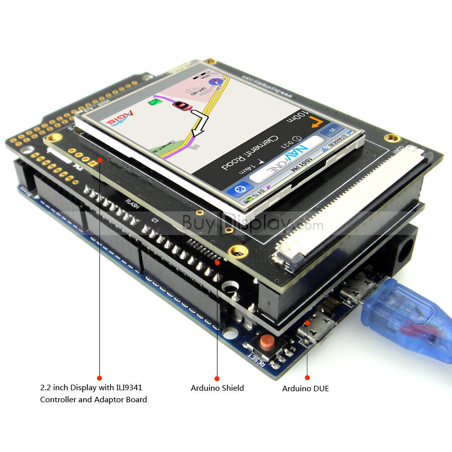 2.4 tft lcd shield