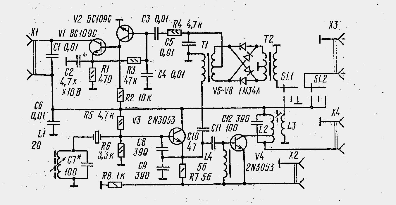 Qrp передатчики схемы